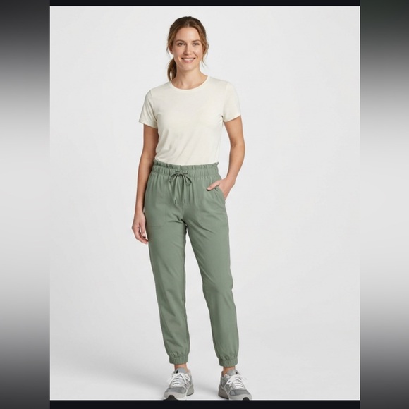Eddie Bauer Pants - Eddie Bauer Olive Green Drawstring Joggers